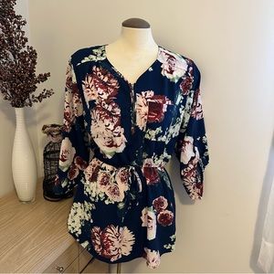 Floral long top